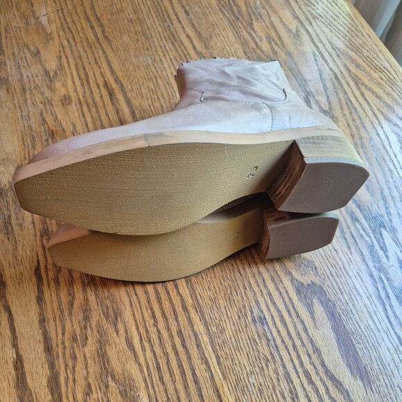 NIB BED STU ROAN Diabolical Leather Ankle Bootie Bone Size 7.5 - Picture 13 of 16